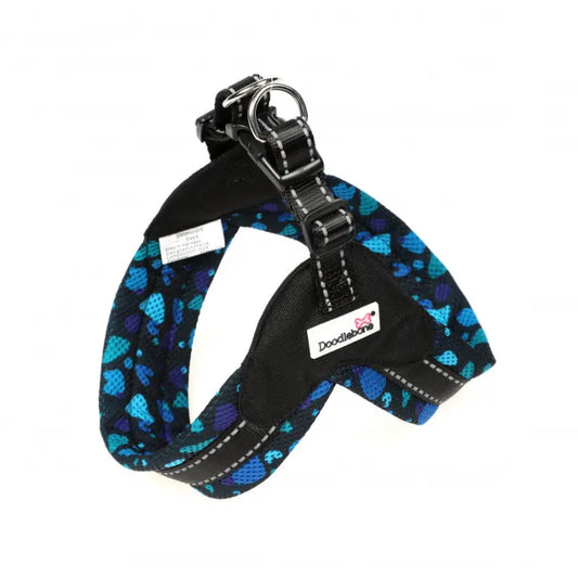 Boomerang Padded Dog Harness Electric Party - Doodle 1