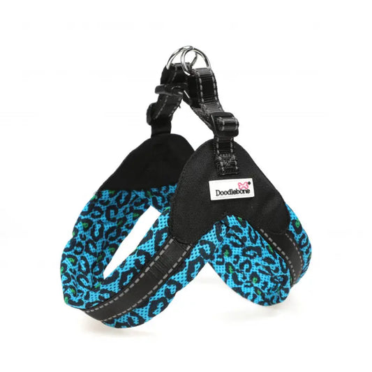 Boomerang Padded Dog Harness Night Leopard - Doodle 1