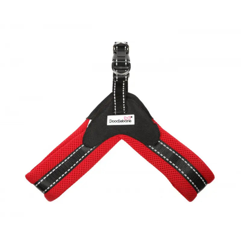 Boomerang Padded Dog Harness Ruby Red - Doodle 2