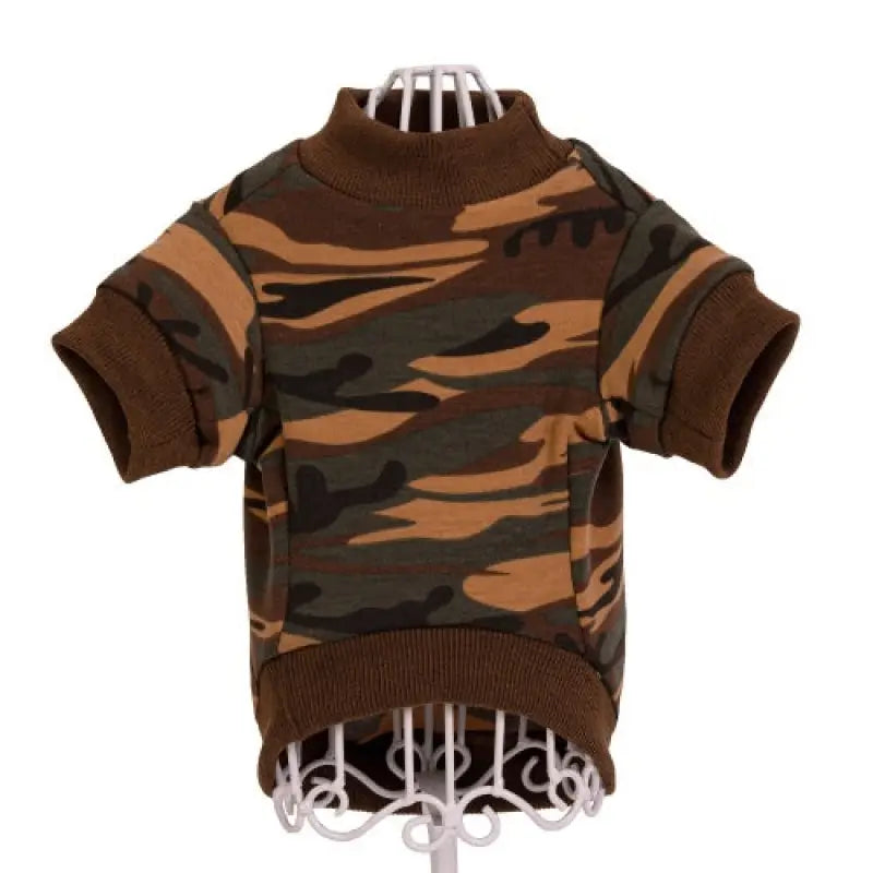 Camouflage Dog Sweatshirt - Posh Pawz - 3