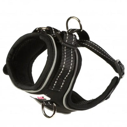 Doodlebone Adjustable Airmesh Dog Harness - Coal Black - Doodle - 1