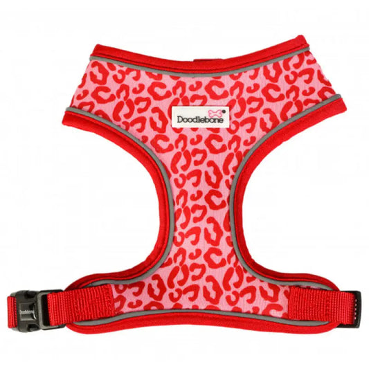 Doodlebone Airmesh Dog Harness - Ruby Leopard - Doodle - 1