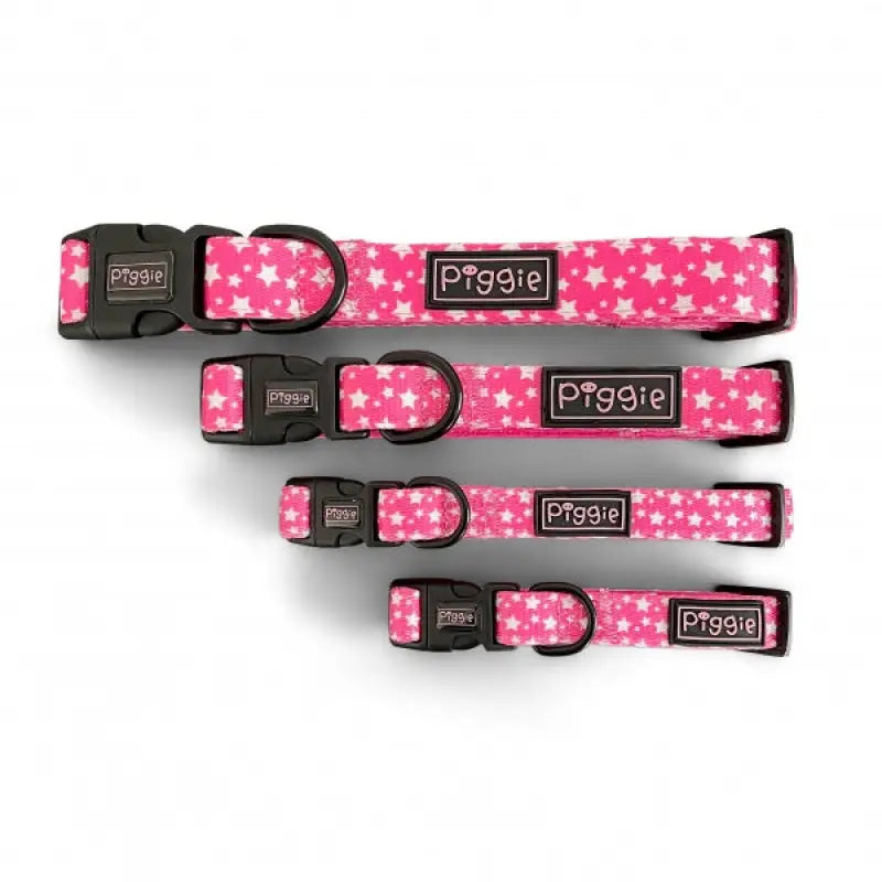 Galaxy Dog Collar and Lead Hot Pink - Piggie - 4