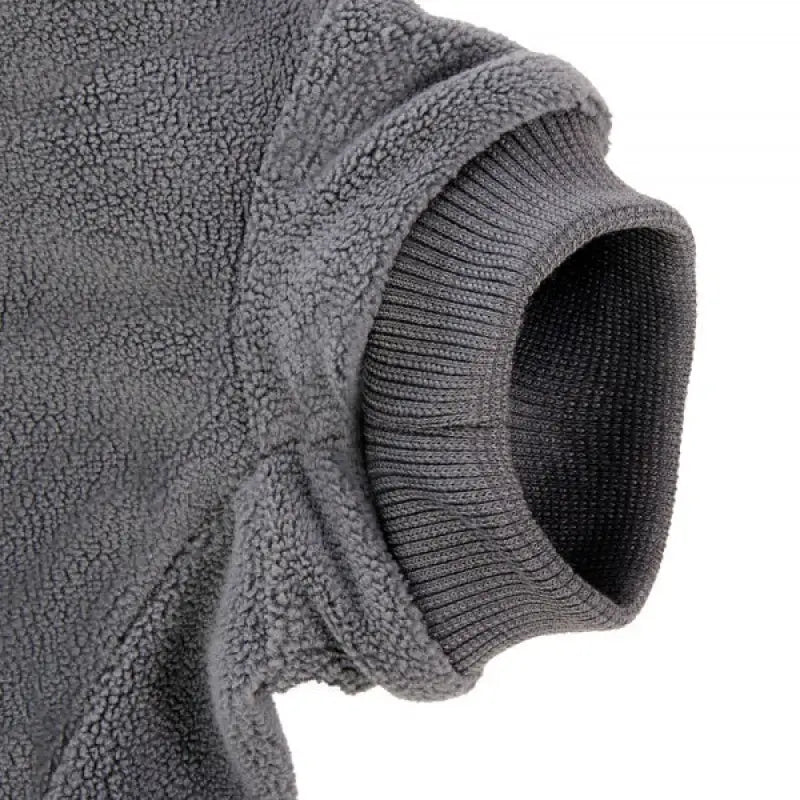 Grey Micro Fleece Dog Sweatshirt - Rich Paw - 3