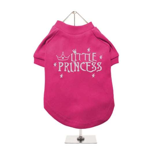 Little Princess Glitter Dog T - shirt - Urban 1