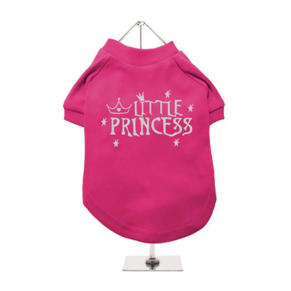 Little Princess Glitter Dog T - shirt - Urban 1