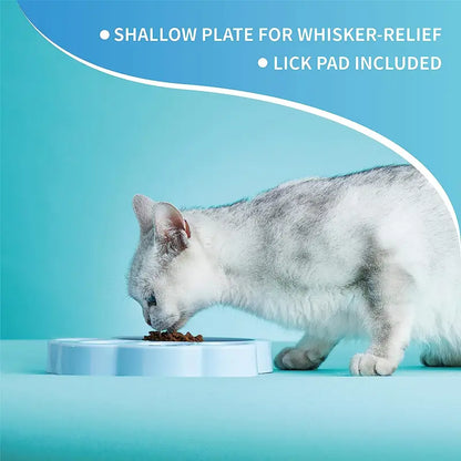 Paw 2-IN-1 Mini Slow Feeder & Lick Pad Baby Blue - PetDreamHouse - 4