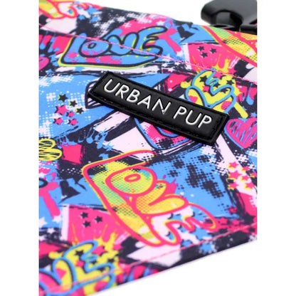 Pink Graffiti Dog Bandana Collar - Urban Pup - 3