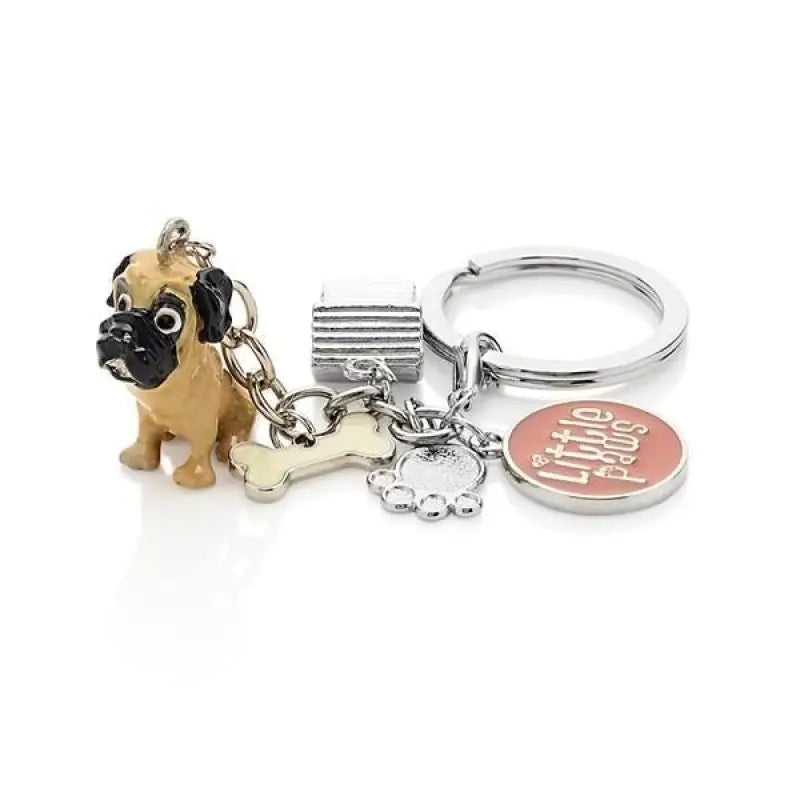 Pug Little Paws Keyring Handbag Charm - Sale - 2