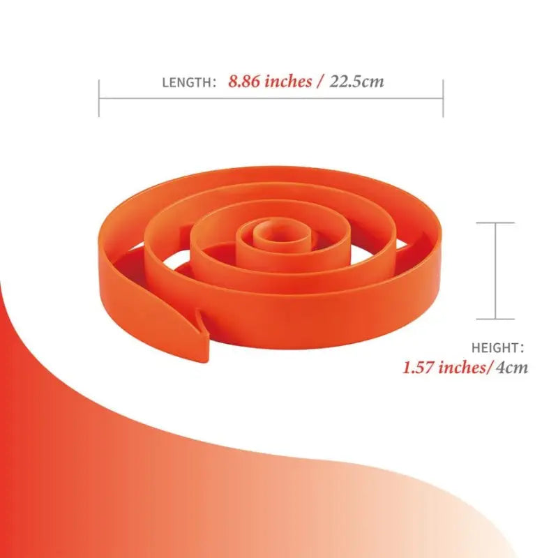 SPIN Accessories Spiral Feeder In Orange - Level Tricky - PetDreamHouse - 3