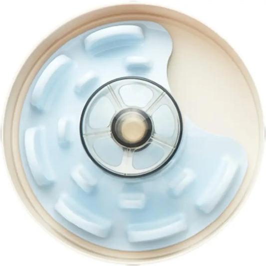 SPIN UFO Maze Interactive Pet Slow Feeder In Baby Blue - Level Tricky - PetDreamHouse - 1