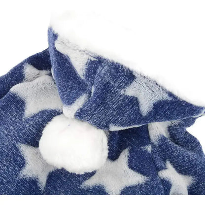 Star Fleecy Dog Pyjamas In Blue - Posh Pawz - 6