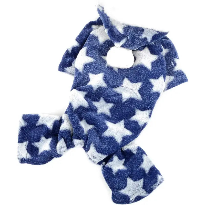 Star Fleecy Dog Pyjamas In Blue - Posh Pawz - 4