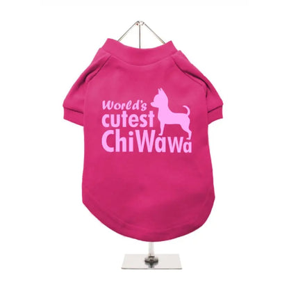 Worlds Cutest Chiwawa Dog T - shirt - Urban 2