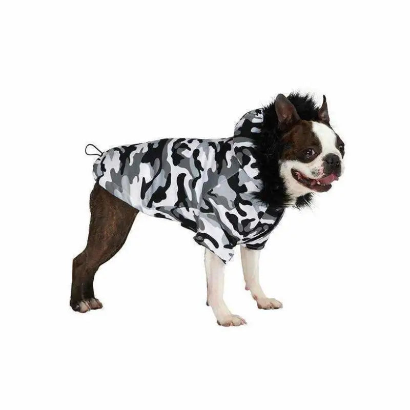 Urban Pup Urban Camouflage Parka Dog Coat Small - Sale - 1