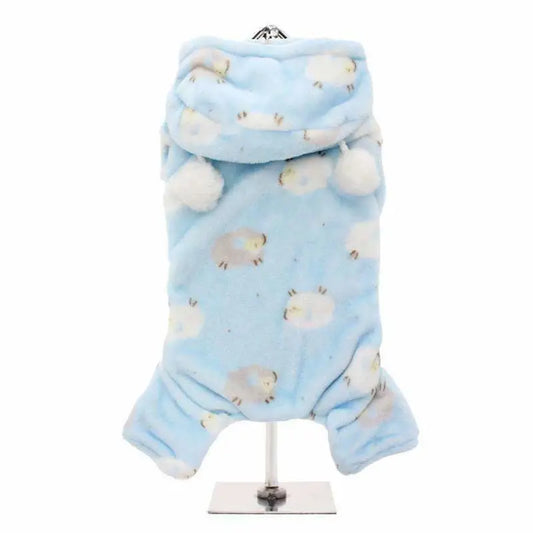 Baby Blue Counting Sheep Onesie Dog Pyjamas - Urban Pup - 1