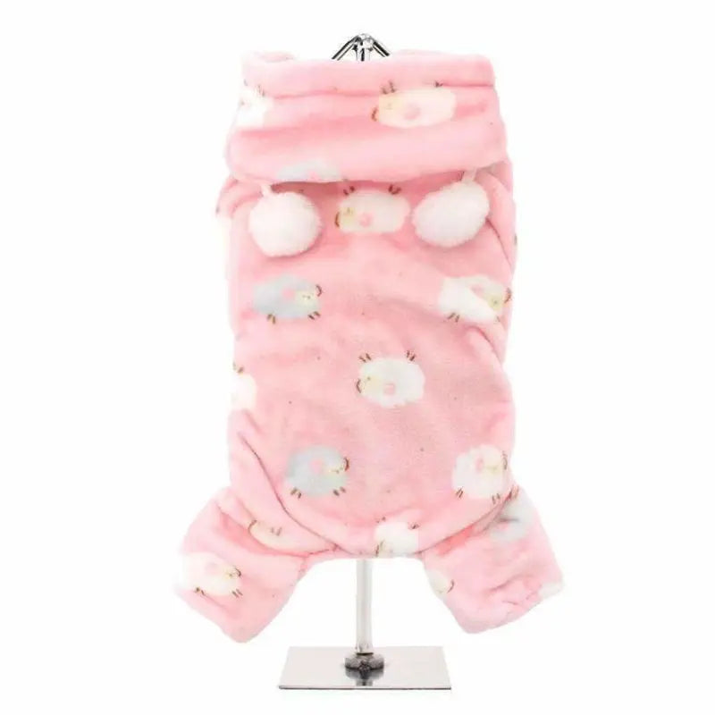 Baby Pink Counting Sheep Onesie Dog Pyjamas - Urban Pup - 1