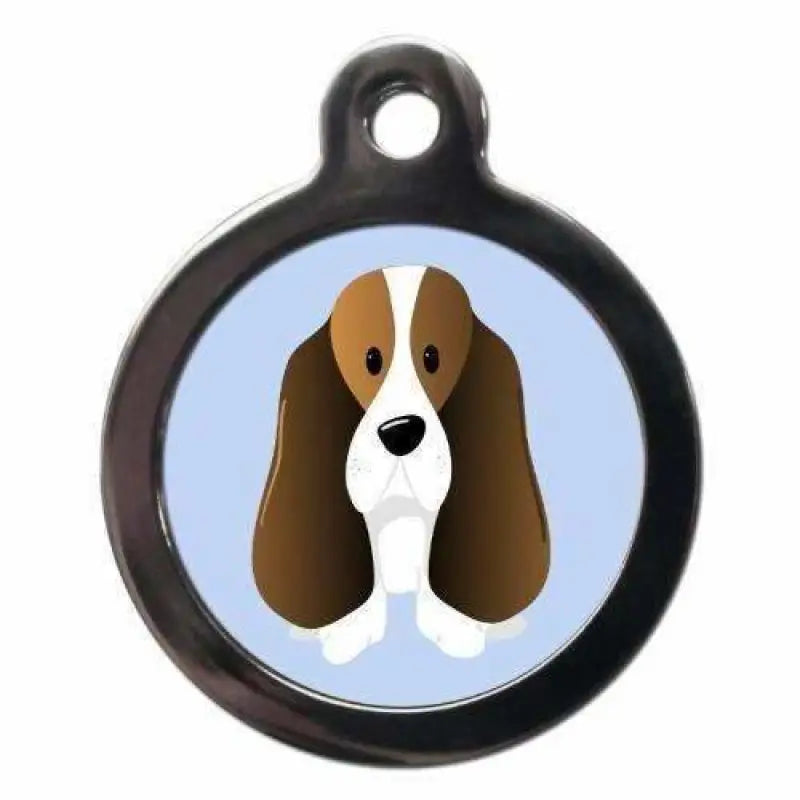 Basset Hound Dog ID Tag - PS Pet Tags - 1