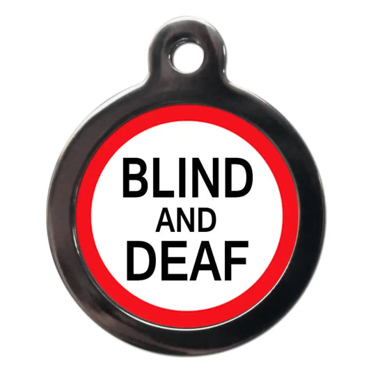 Blind And Deaf Dog ID Tag - PS Pet Tags - 1