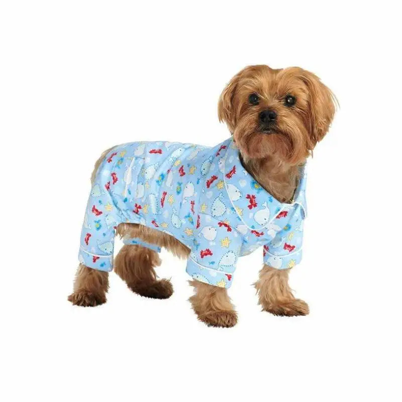 Blue Ocean Bedtime Dog Pyjamas - Urban Pup - 3