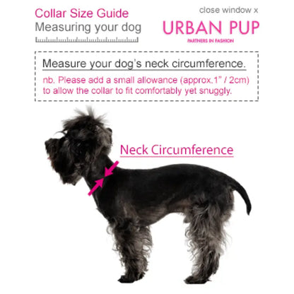 Brown Tartan Designer Dog Bandana Collar - Urban Pup - 4