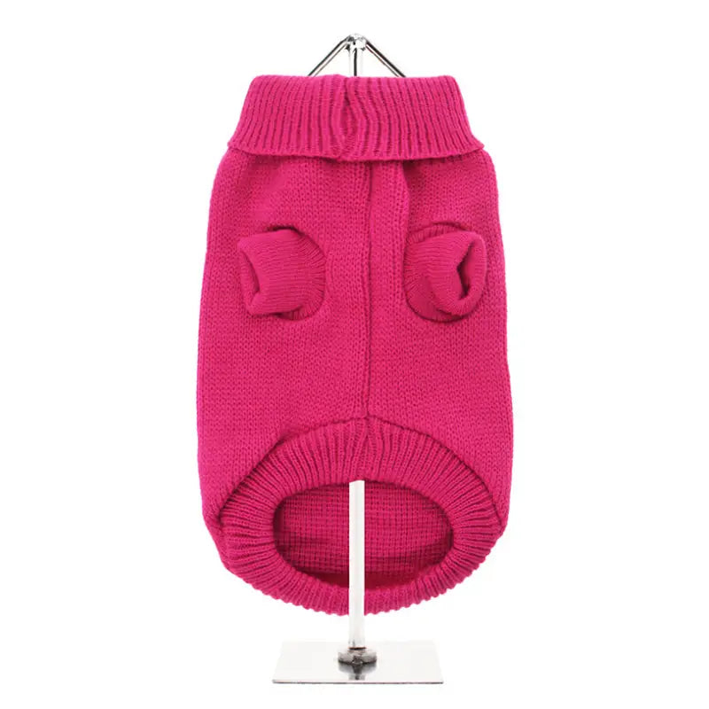 Bruiser’s Hot Pink Knitted Dog Jumper - Urban Pup - 4