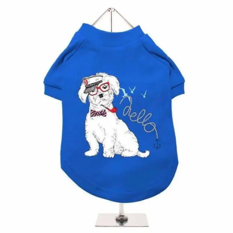 Captain Westie Dog T-Shirt - Urban - 2
