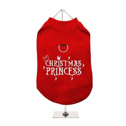 Christmas Princess Harness Lined Dog T-Shirt - Urban Pup - 1