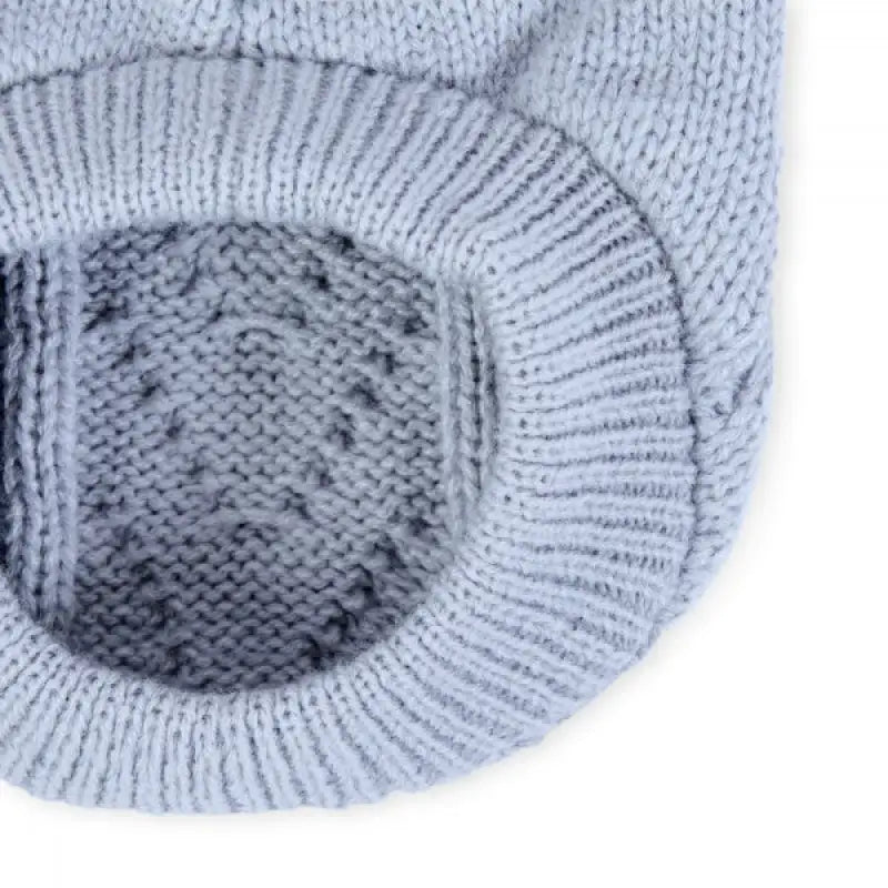 Chunky Cable and Herringbone Knit Dog Jumper In Grey - Rich Paw - 5