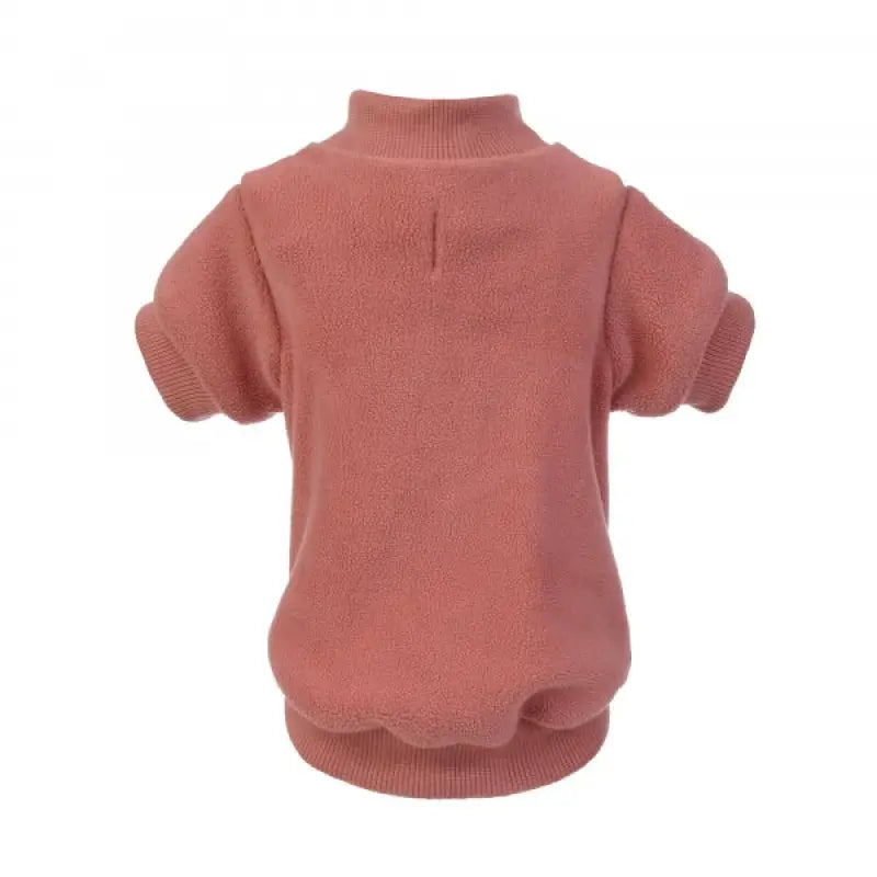 Coral Pink Micro Fleece Dog Sweatshirt - Rich Paw - 1