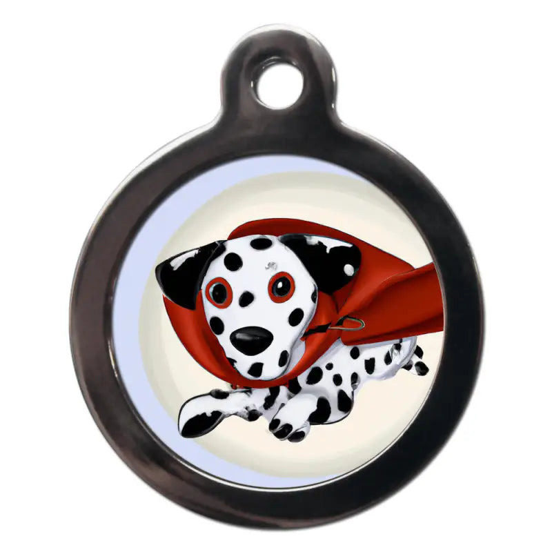 Dalmatian Superdog Dog ID Tag - PS Pet Tags - 1