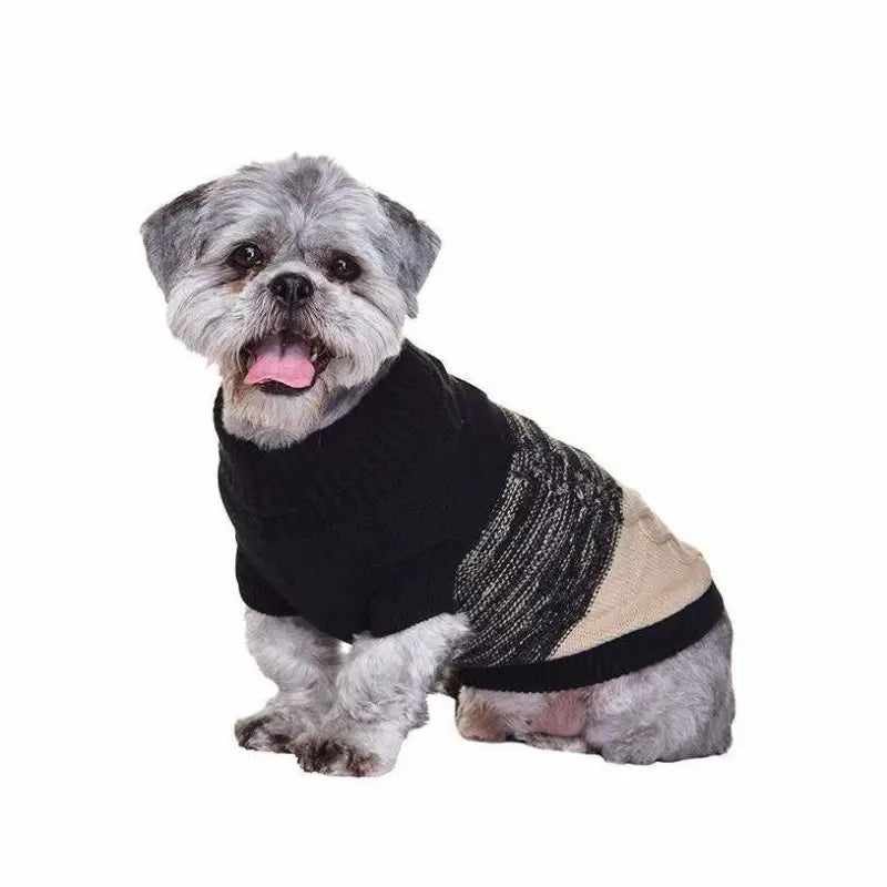 Donegal Black and Brown Dog Jumper - Urban Pup - 3