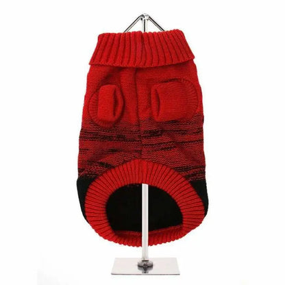 Donegal Red and Black Dog Jumper - Urban Pup - 2