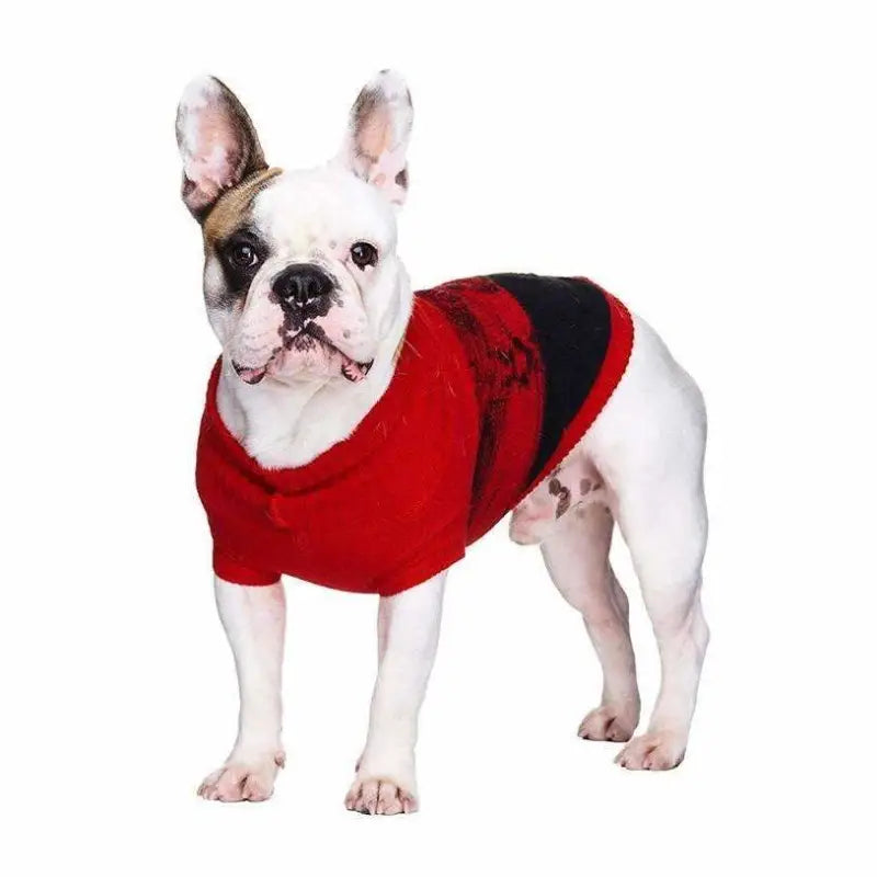 Donegal Red and Black Dog Jumper - Urban Pup - 3