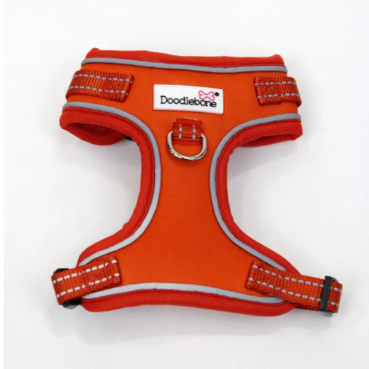Doodlebone Adjustable Airmesh Dog Harness - Pumpkin - Doodle - 1