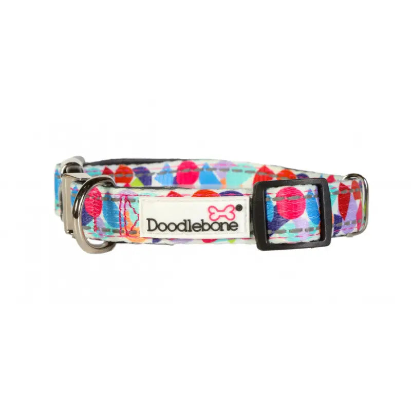 Doodlebone Padded Dog Collar - Abstract - Doodle - 2