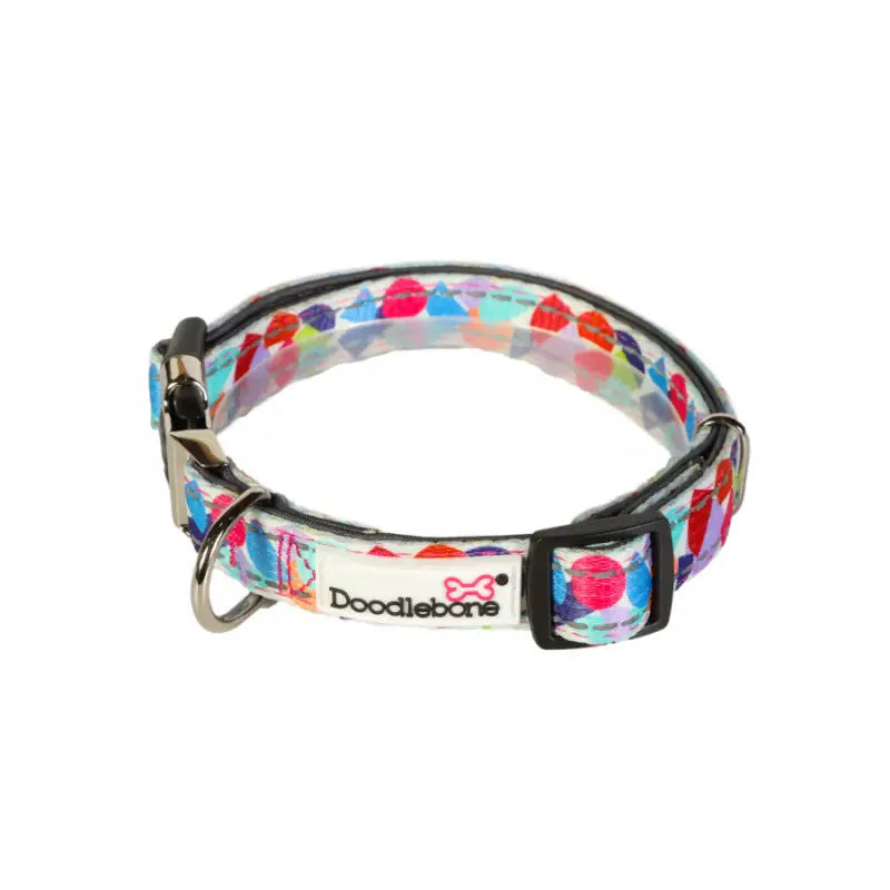 Doodlebone Padded Dog Collar - Abstract - Doodle - 1