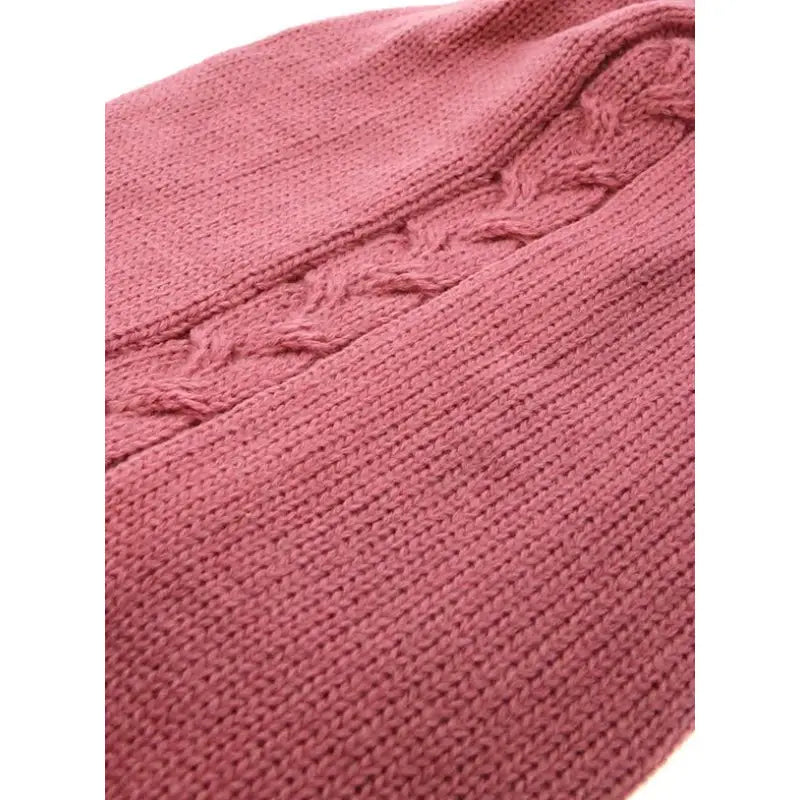 Dusky Pink Cable Knit Dog Jumper - Urban Pup - 3