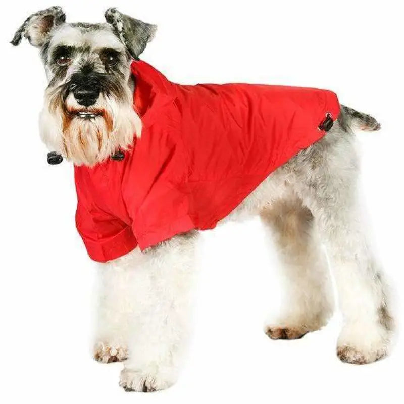 Explorer Windbreaker Sport Dog Rain Coat In Red - Urban Pup - 4