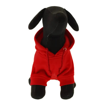 Fire Dept. Dog Hoodie Sweatshirt - Red - Urban Pup - 2