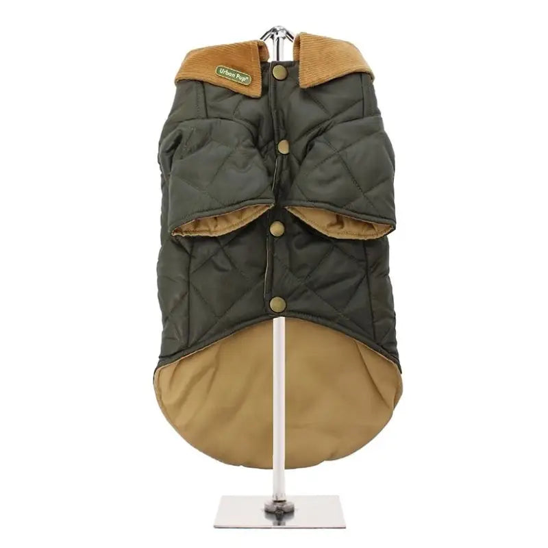 Urban Pup Forest Green Quilted Town And Country Dog Coat - Sale - 3