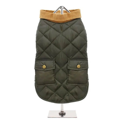 Urban Pup Forest Green Quilted Town And Country Dog Coat - Sale - 2