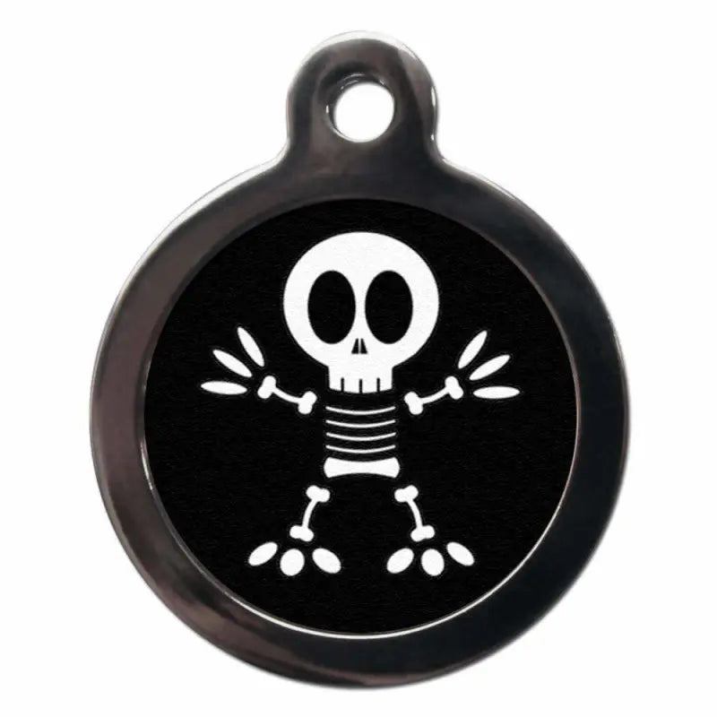 Fun Halloween Skeleton Dog ID Tag - PS Pet Tags - 1