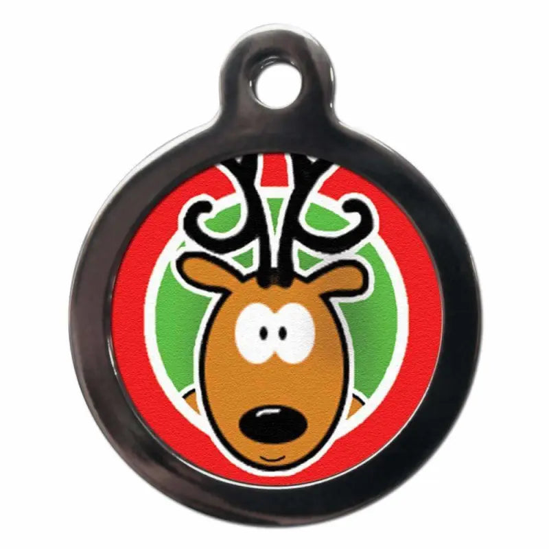 Fun Rudolph Dog ID Tag - PS Pet Tags - 1