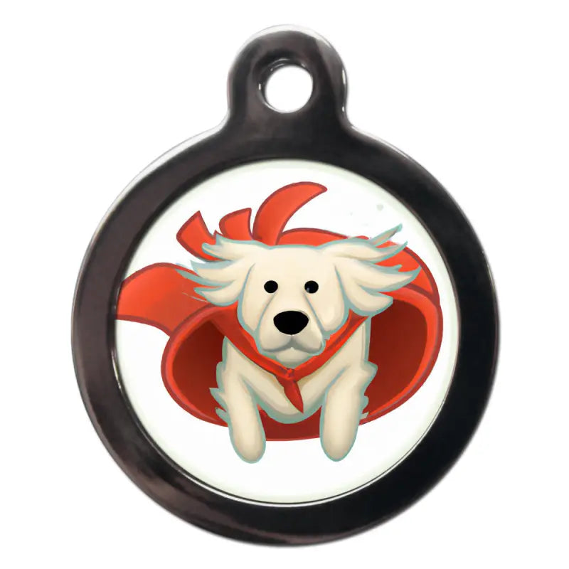 Golden Retriever Superdog Dog ID Tag - PS Pet Tags - 1