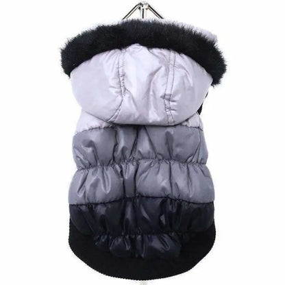 Urban Pup Grey And Black Thermo Dog Parka Coat Small - Sale - 2