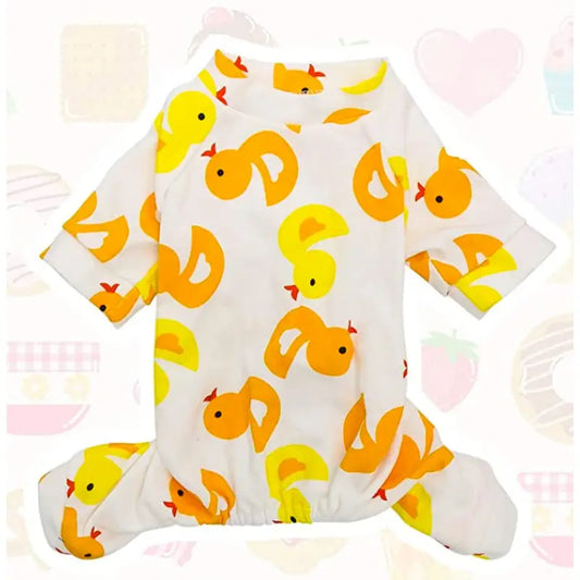 Happy Duck Onesie Dog Pyjamas - Posh Pawz - 1
