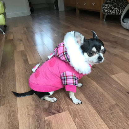 Highland Lady Quilted Tartan Designer Dog Coat - Urban Pup - 5