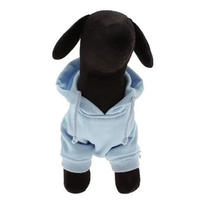 I Love Mum Dog Hoodie Sweatshirt - Baby Blue - Urban - 2