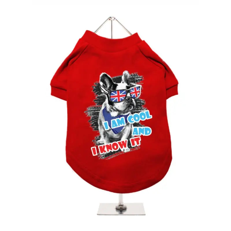 I’m Cool And I Know It Dog T-Shirt - Urban - 2